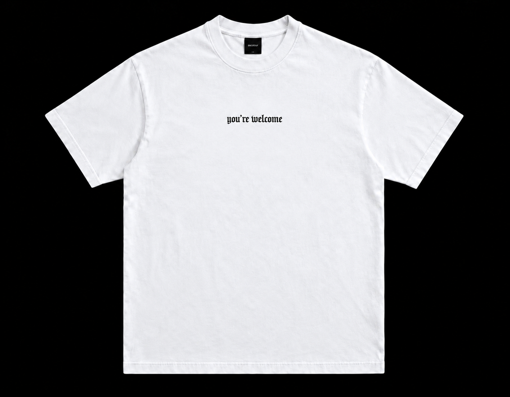 You're Welcome Heavy Faded Tee