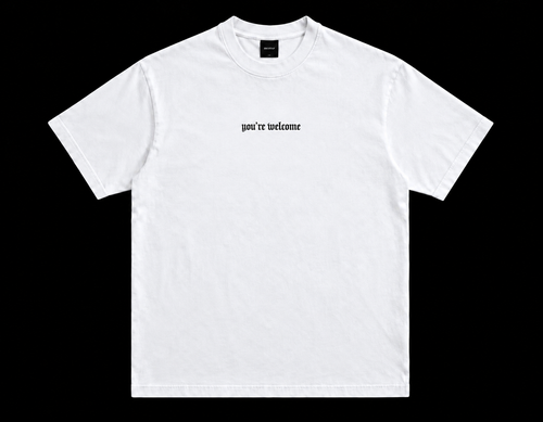 You're Welcome Heavy Faded Tee